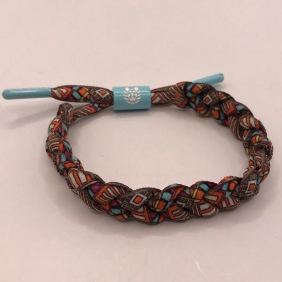Rastaclat Patch Work Pull String Bracelet - Picture 2 of 7